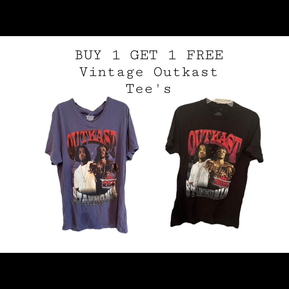 BUY 1 GET 1 FREE VINTAGE OUTKAST TEE’S!